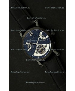 Bvlgari Sotirio Japanese Replica Automatic Watch in Blue Dial
