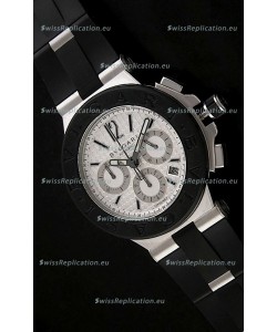Bvlgari Diagono Swiss Replica Watch in White Dial