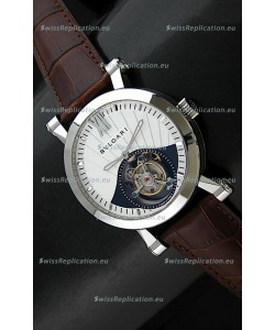 Bvlgari Sotirio Swiss Replica Tourbillon Watch in White Dial
