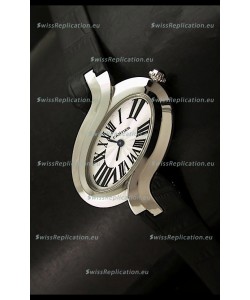 Delices De cartier Japanese Watch in Black Strap