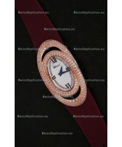 Chopard Xtravagza Swiss Replica Watch in Brown Strap