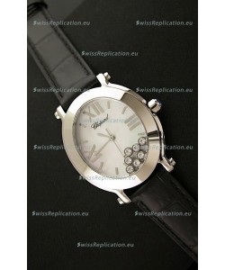Chopard Happy Sport Ladies Japanese Replica Watch in Steel