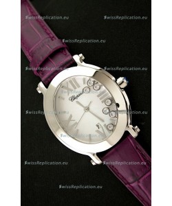 Chopard Happy Sport Ladies Japanese Replica Watch in Steel