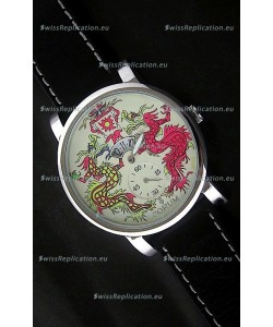Corum Imitation Ceramics Japanese Replica Watch in White Dial