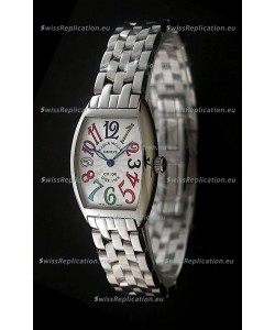 Franck Muller Crazy Color Dreams Japanese Replica Watch in White Dial
