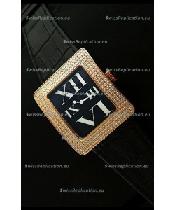 Franck Muller Geneve Infinity Japanese Gold Watch in White Roman Markers