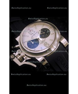Graham Chronofighter Oversize Swiss Replica Watch in White Dial
