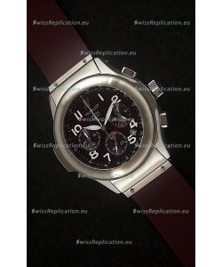 Hublot MDM Geneve Japanese Watch in Dark Red Dial