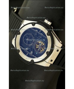 Hublot Big Bang King Power Tourbilon Japanese Replica Watch in Stainless Steel