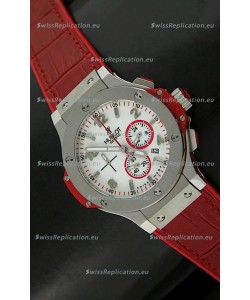 Hublot Big Bang Geneve Japanese Replica Watch in Aspen White Dial