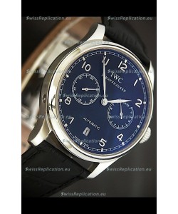 IWC Schaffhausen Japanese Replica Watch in Blue Dial