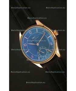 IWC Schaffhausen Japanese Replica Watch in Rose Gold Casing