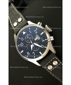 IWC Big Pilot Complications Japanese Replica Steel Watch