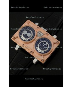 Maximilian Busser and Friends Horological Machine Watch in Pink Gold Casing