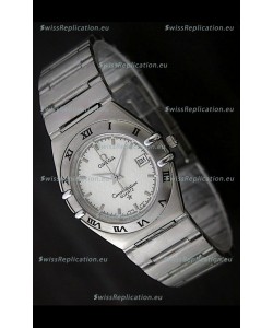 Omega Constellation Quartz in White Dial