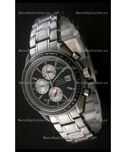Omega Seamaster Chronometer Watch in Black Dial