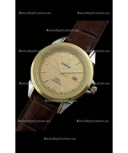 Omega Co-Axial Escapement Mechanical Golden Watch