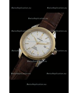 Omega Deville Escapement Mechanical Watch in White Dial