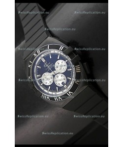 Omega Double Eagle Chronograph PVD Black Watch