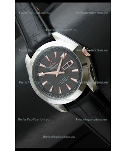 MEGA Seamaster Aqua Terra 150M Co-Axial Watch in Black Dial