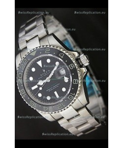 Rolex GMT Master II Swiss Replica Watch in Ceramic Bezel - 1:1 Mirror Replica
