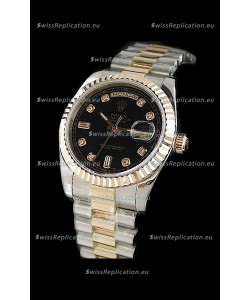 Rolex Day Date Japanese Watch in Two Tone