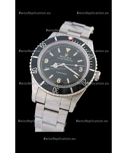 Rolex Submariner Vintage Swiss Replica Watch in Black Dial