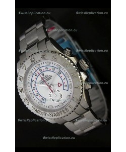 Rolex Yachtmaster II Japanese Replica Watch in White Dial