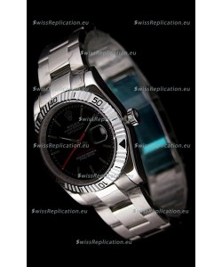 Rolex Datejust Turn O Graph Replica Watch in Black Dial