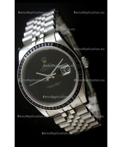 Rolex Datejust Japanese Replica Automatic Watch in Black Dial