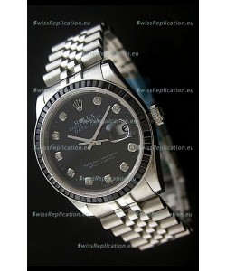 Rolex Datejust Japanese Replica Automatic Watch in Black Dial