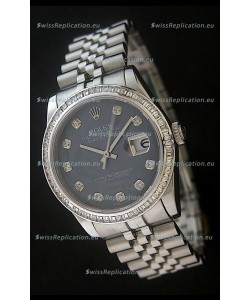 Rolex Datejust Japanese Replica Watch in Grey Dial