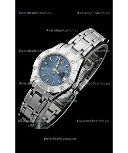 Rolex Datejust Ladies Swiss Replica Ladies Watch in Light Blue Dial