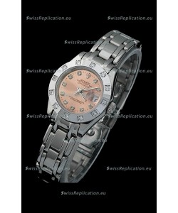 Rolex Datejust Ladies Swiss Replica Ladies Watch in Brown Dial