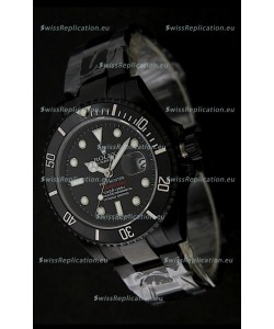 Rolex Submariner Pro Hunter Japanese PVD Watch in Black Carbon Dial