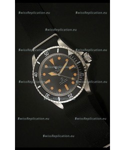 Rolex Vintage Submariner Japanese Replica Watch in Orange Markers