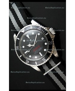 Rolex Oyster Vintage Date Sea-dewller Submariner Swiss Replica Watch in Black Dial