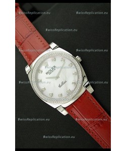 Rolex Cellini Japanese Replica Watch in Diamond Hour Markers