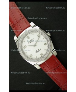 Rolex Cellini Japanese Replica Watch in Numeral and Stick Hour Markers