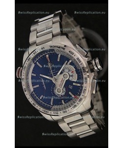 Tag Heuer Grand Carrera Calibre 36  Swiss Chronograph Watch in Blue Dial