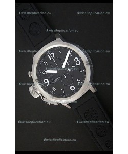 U-Boat Flightdeck Watch in Black Dial