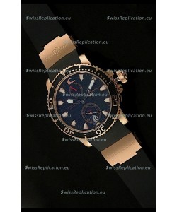 Ulysse Nardin No.270 Swiss Watch in Black Wave Dial