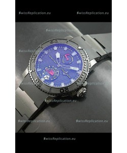 Ulysse Nardin No189 Swiss Watch in Black Dial