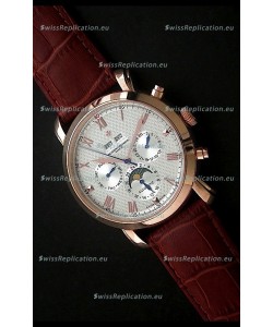 Vacheron Constantin Perpetual Calendar Japanese Watch in White Dial