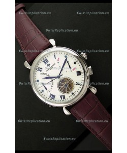 Vacheron Constantin Reserve Tourbillon Japanese Replica Watch in White Dial