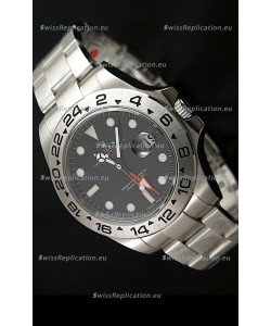 Rolex Explorer II Japanese Replica Automatic Black Steel Watch 43MM