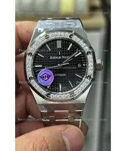 Audemars Piguet Royal Oak 37MM Black Dial Watch in 3120 Movement - 1:1 Mirror Replica
