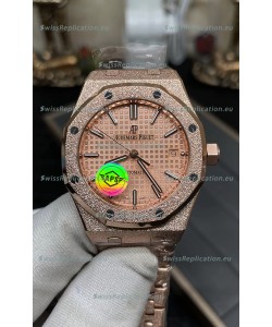 Audemars Piguet Royal Oak 37MM Frosted Casing Watch in 3120 Movement - 1:1 Mirror Replica