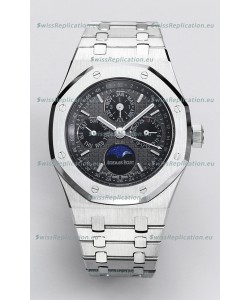 Audemars Piguet Royal Oak Perpetual Calendar Swiss Replica 904L Steel - Grey Dial 