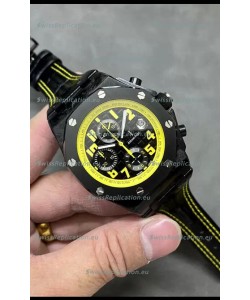 Audemars Piguet Royal Oak Offshore Bumble Bee Chronograph Black Dial - Forged Carbon Casing